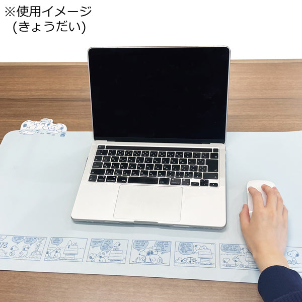 スヌーピー ダイカットデスクマット Lサイズ
