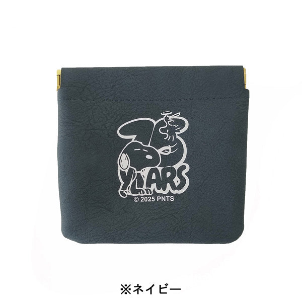 スヌーピー ばね口ミニポーチ (75th/ロゴ)