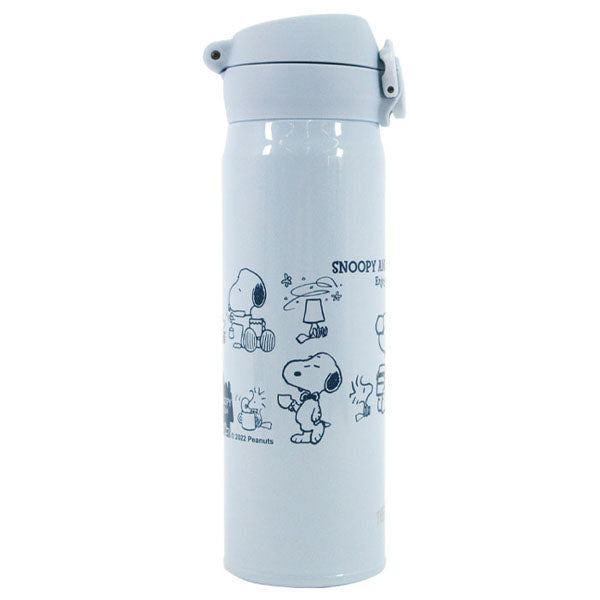 スヌーピー サーモス0.5L (ティータイム/アイスブルー)