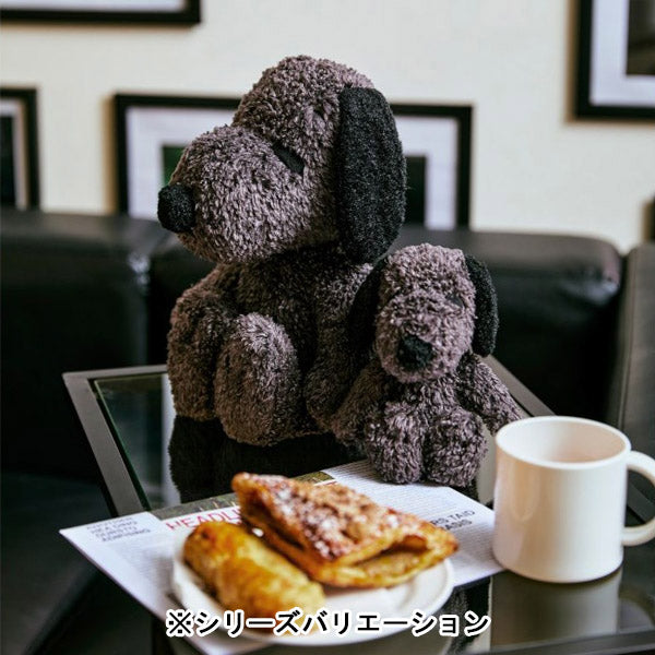 スヌーピー ハロー!MY スヌーピー (手のひらサイズ/チャコール)
