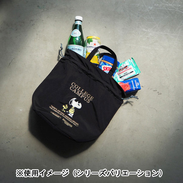 スヌーピー 保冷巾着トート (BEIGE)