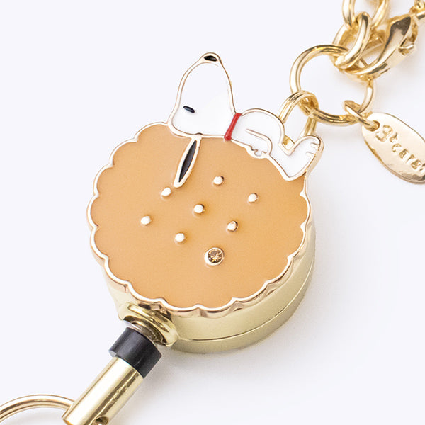 リールキーホルダー・PEANUTS(on the cookie)