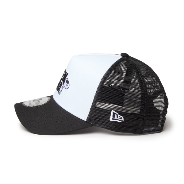 PEANUTS NEW ERA キャップ(940AFTR PEANUTS J COOL BLK WHI 261 / ブラック)