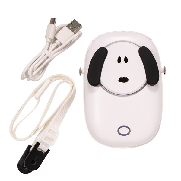 スヌーピー 首掛けダイカットハンズフリーファン (front Snoopy)