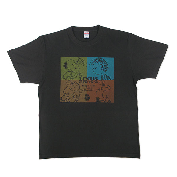 スヌーピー Tシャツ (SNOOPY&LINUS FLAG)