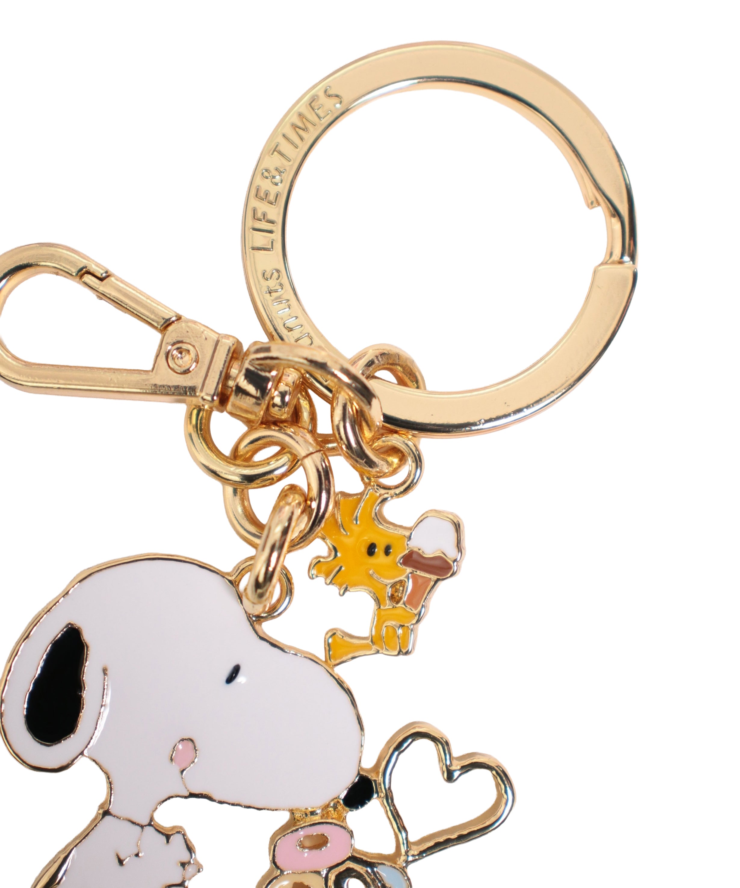 Peanuts LIFE&TIMESオリジナル キーホルダー (ドーナツ)