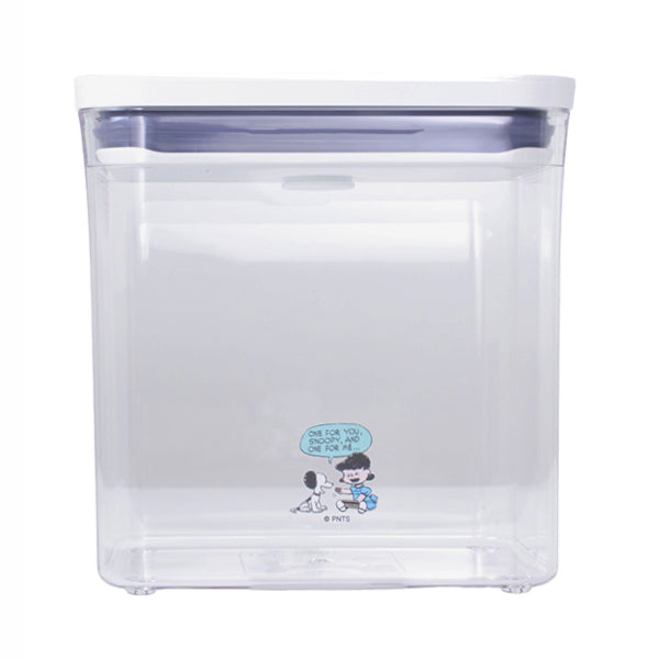 Peanuts LIFE&TIMESオリジナル 「OXO」コラボレーション ポップコンテナ (レクタングルショート1.6L)