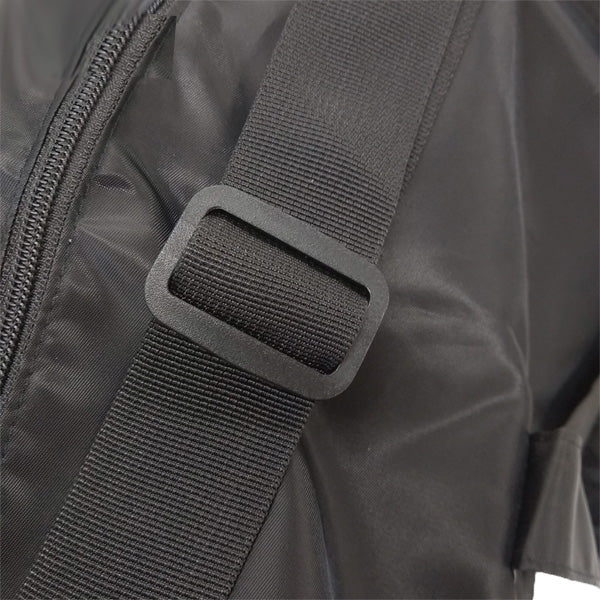 スヌーピー 大型折りたたみ ボストンバッグ (キャンプ/ブラック)