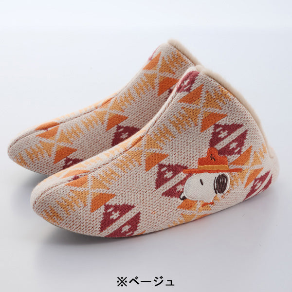 PEANUTS PENDLETON ニットルームシューズ (ダイヤモンドピーク)