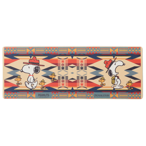 PEANUTS PENDLETON PVCロングマット (ファイアーレジェンド/約45×120cm)
