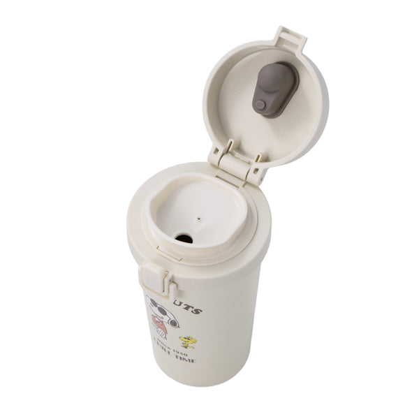 スヌーピー ワンプッシュタンブラー (370ml/ジョー・クール&ウッドストック)
