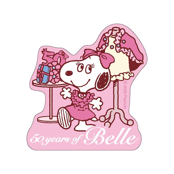 スヌーピー ステッカー3枚セット (BELLE 50th)