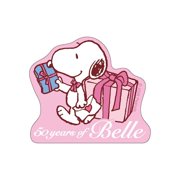 スヌーピー ステッカー3枚セット (BELLE 50th)