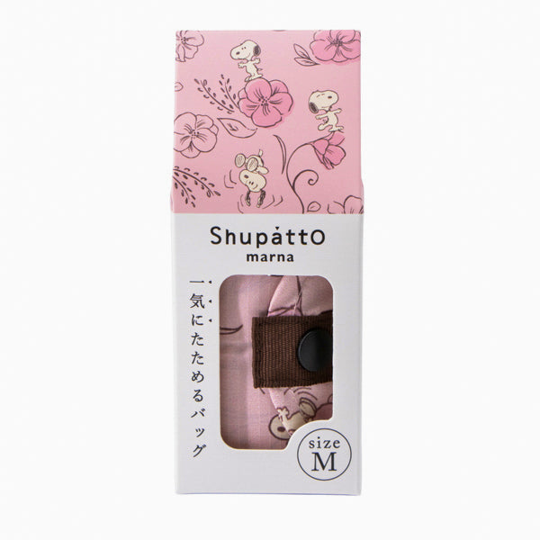 スヌーピー シュパットバッグ M (ピンク/フラワー)
