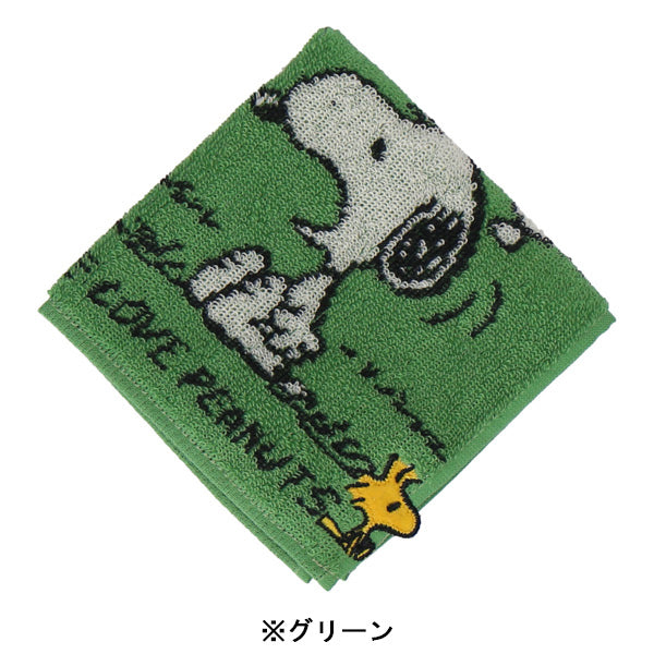 スヌーピー タオルハンカチ (スヌーピー&ウッドストック)