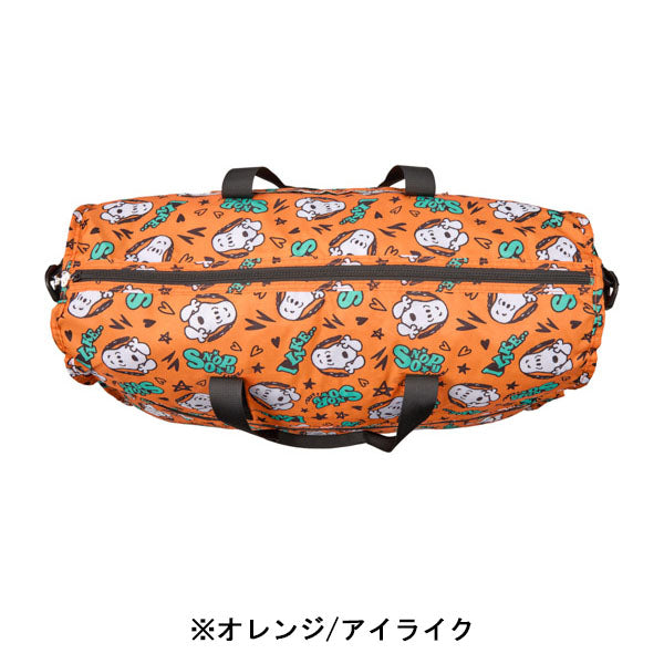 スヌーピー 折りたたみボストンバッグ(L)