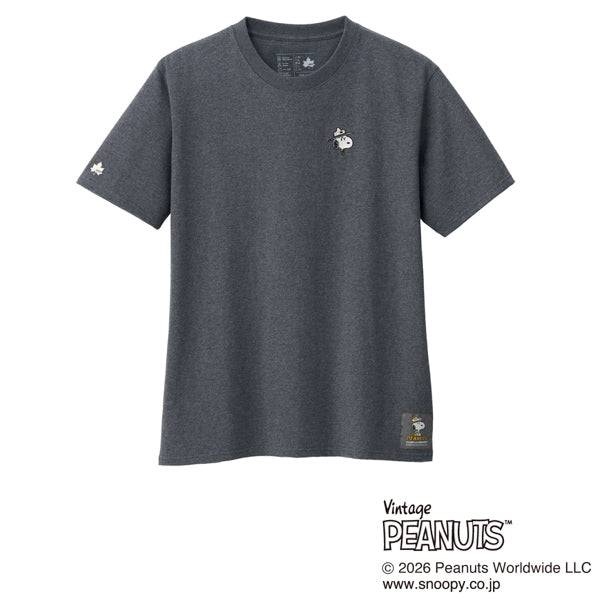 SNOOPY Tシャツ-BF(チャコールグレー)