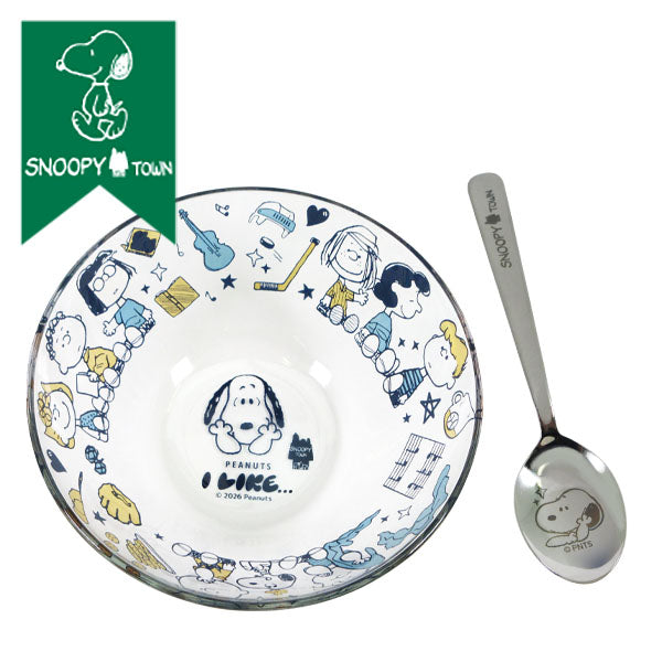 販路限定 スヌーピー デザートボウル&スプーンセット (PEANUTS I LIKE…)