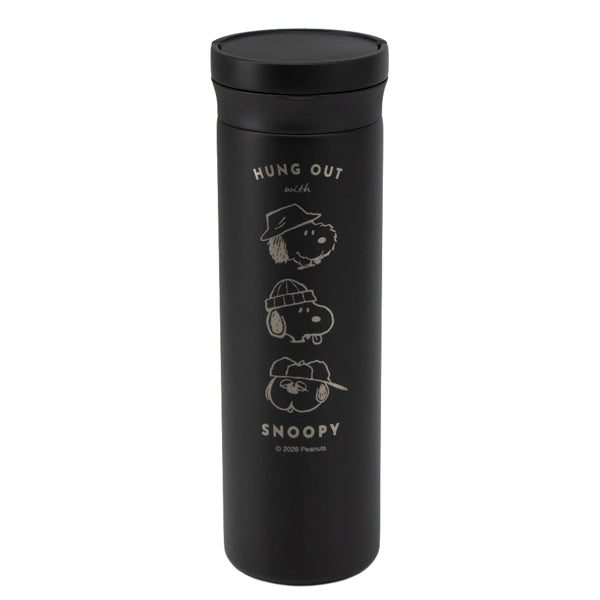スヌーピー ハンドル付きステンレスボトル 500ml (アウトドアシリーズ)