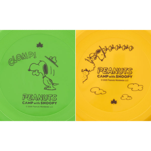 SNOOPY フライングディスク イエロー