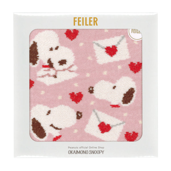 【おかいものSNOOPY限定】※11月6日発売※FEILERハンカチ(SNOOPY LOVE LETTER)