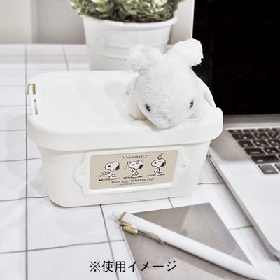 スヌーピー フタ付きミニやわらかバケツSQ1　2個セット
