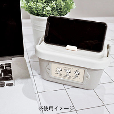 スヌーピー フタ付きミニやわらかバケツSQ1　2個セット
