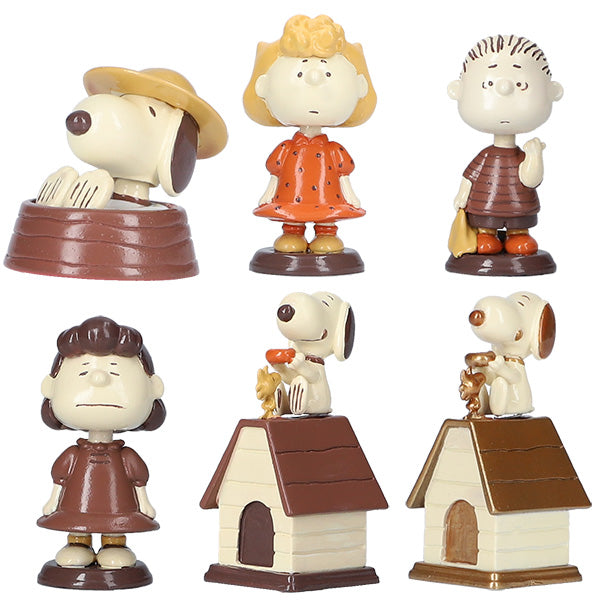 Shaky！PEANUTS バブルヘッドドール ‐ナチュラルカラーエディション‐ Part3 SET