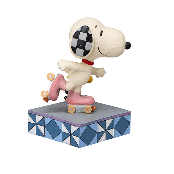 PEANUTS JIM SHORE フィギュア The Wheel Deal