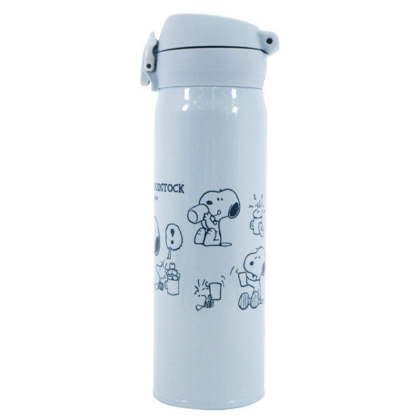 スヌーピー サーモス0.5L (ティータイム／アイスブルー)