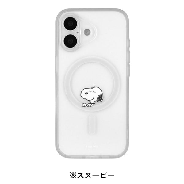スヌーピー IIIIfit プランプフレーム iPhone17 MagSafe 対応 ケース