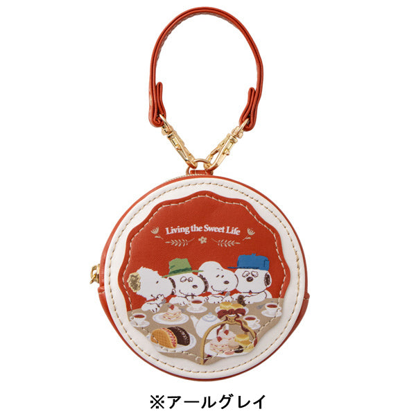 スヌーピー ラウンドマカロンポーチ (Love＆Sweetsシリーズ)