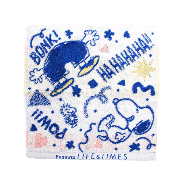 Peanuts LIFE&TIMESオリジナル ミニタオル (ホワイト)