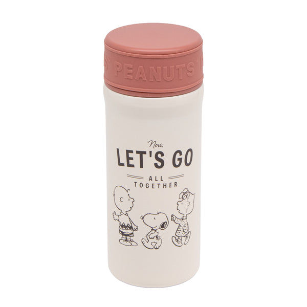 スヌーピー ステンレスボトル 300mL (てくてくピーナッツ)