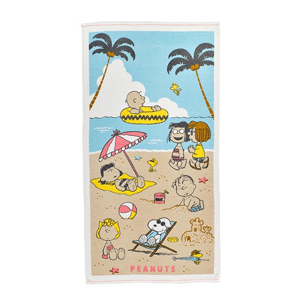 スヌーピー 和ガーゼバスタオル (Beach)
