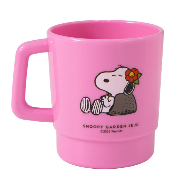 SNOOPY GARDEN スヌーピーマグカップ （椿の花）