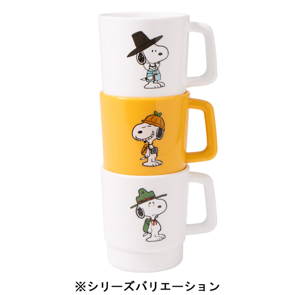 SNOOPY GARDEN スヌーピーマグカップ （椿の花）
