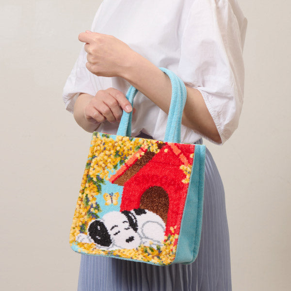 【おかいものSNOOPY限定】※5月13日発売※FEILERマチ付きミニバッグ（Spring sleep）