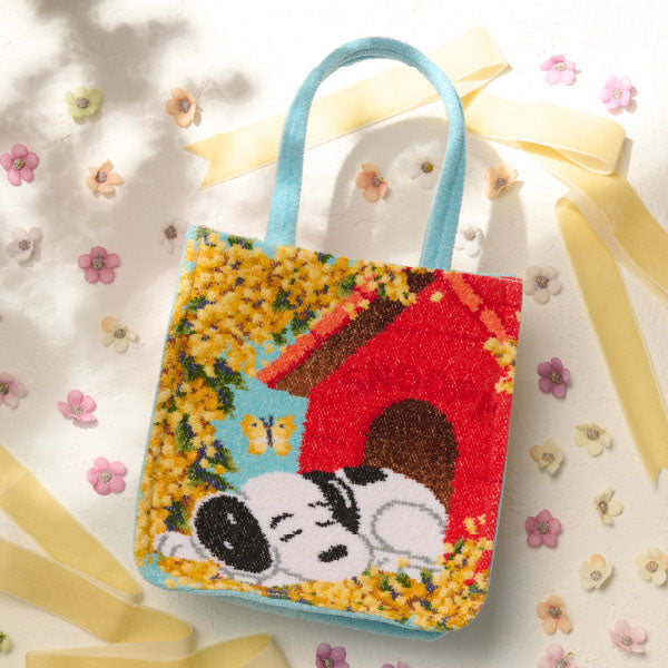 【おかいものSNOOPY限定】※5月13日発売※FEILERマチ付きミニバッグ（Spring sleep）