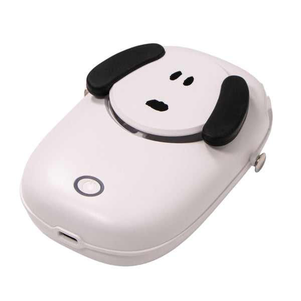 スヌーピー 首掛けダイカットハンズフリーファン (front Snoopy)