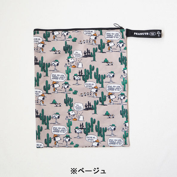 スヌーピー 撥水マルチポーチ (L)