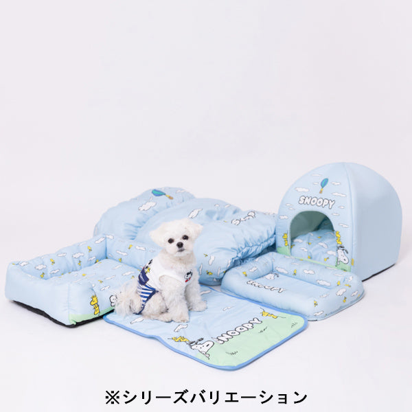 スヌーピー青空柄クールソファ