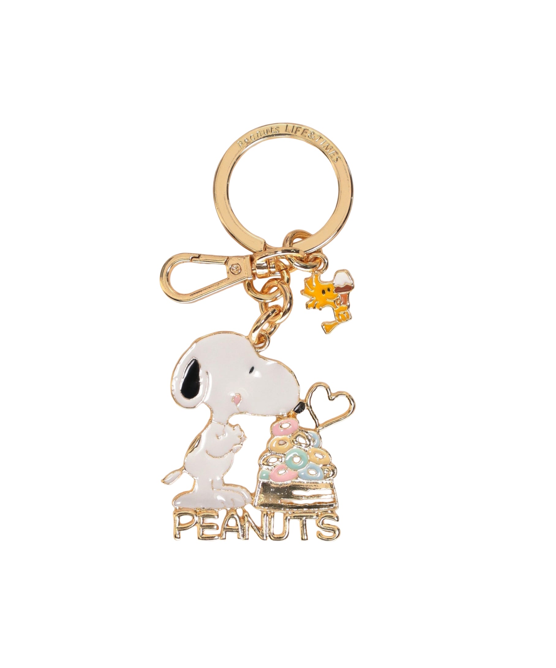 Peanuts LIFE&TIMESオリジナル　キーホルダー (ドーナツ)