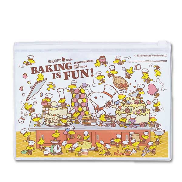 スヌーピー ジッパーケース (BAKING IS FUN!)