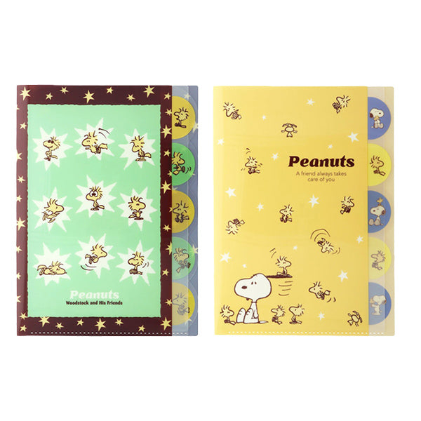 スヌーピー ダイカットクリアファイル 5P (WOODSTOCK＆SNOOPY 第3弾)
