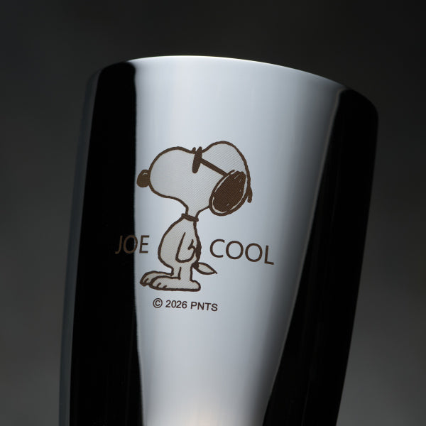【おかいものSNOOPYオリジナル】ステンレス2重タンブラー＆2重ダイヤモンドカットセット 370ml (ジョー・クール)