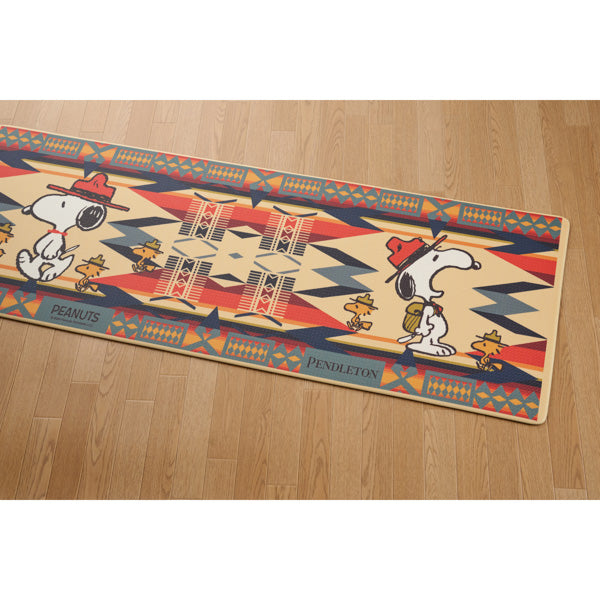 PEANUTS PENDLETON　PVCロングマット (ファイアーレジェンド／約45×120cm)