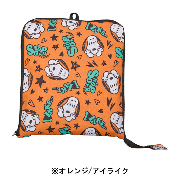 スヌーピー 折りたたみボストンバッグ（L）