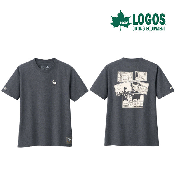 SNOOPY Tシャツ-BF（チャコールグレー）