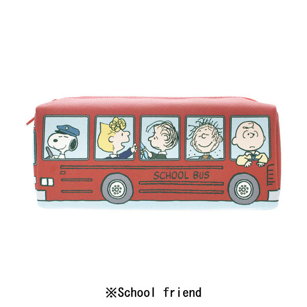 スヌーピー バス型ポーチ (SCHOOL BUS シリーズ)